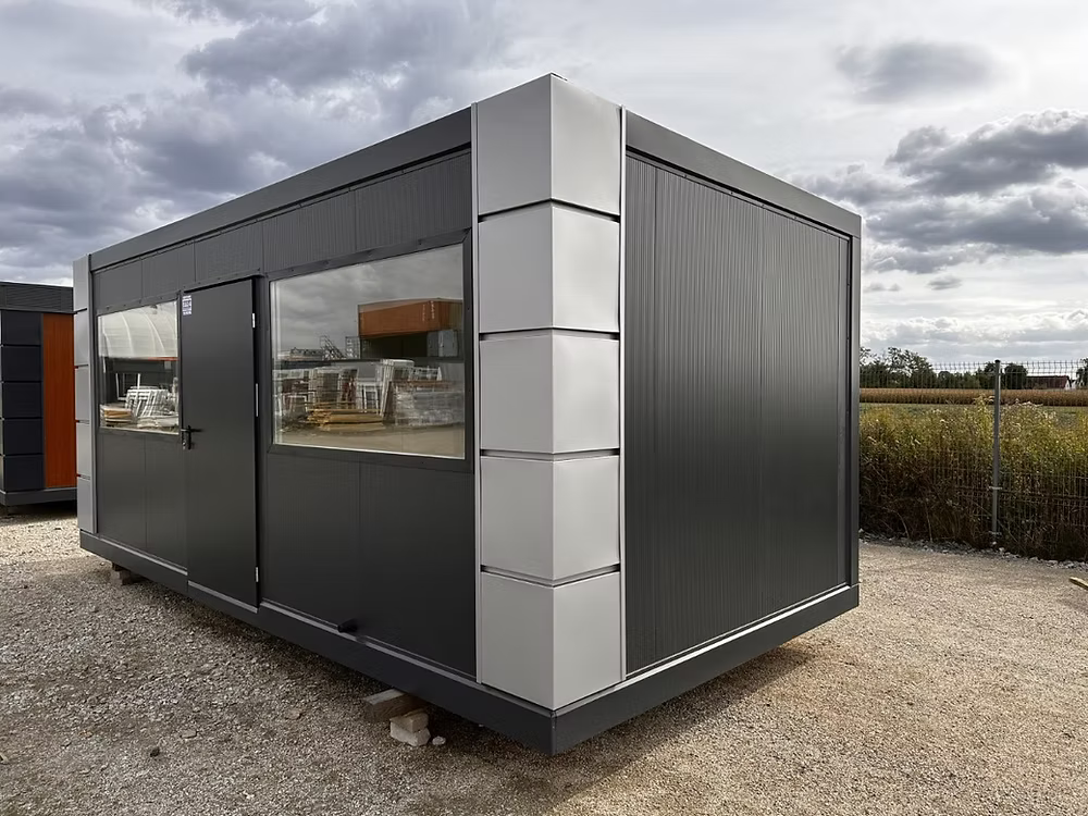 Conteneur bureau pavillon commercial 3 × 6 m - AGRIVITI MATERIEL AGRICOLE