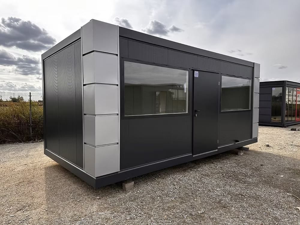 Conteneur bureau pavillon commercial 3 × 6 m - AGRIVITI MATERIEL AGRICOLE