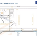 Conteneur isolé 6 × 3 m avec coin sanitaire et cuisine - AGRIVITI MATERIEL AGRICOLE