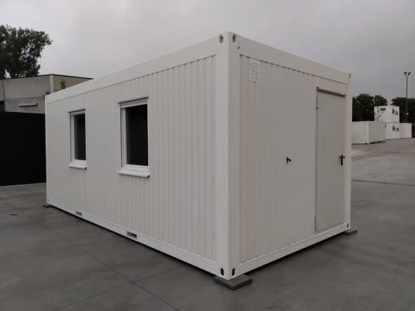 Conteneur bureau 20 pieds neuf blanc – isolé et équipé - AGRIVITI MATERIEL AGRICOLE
