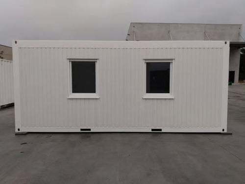 Conteneur bureau 20 pieds neuf blanc – isolé et équipé - AGRIVITI MATERIEL AGRICOLE