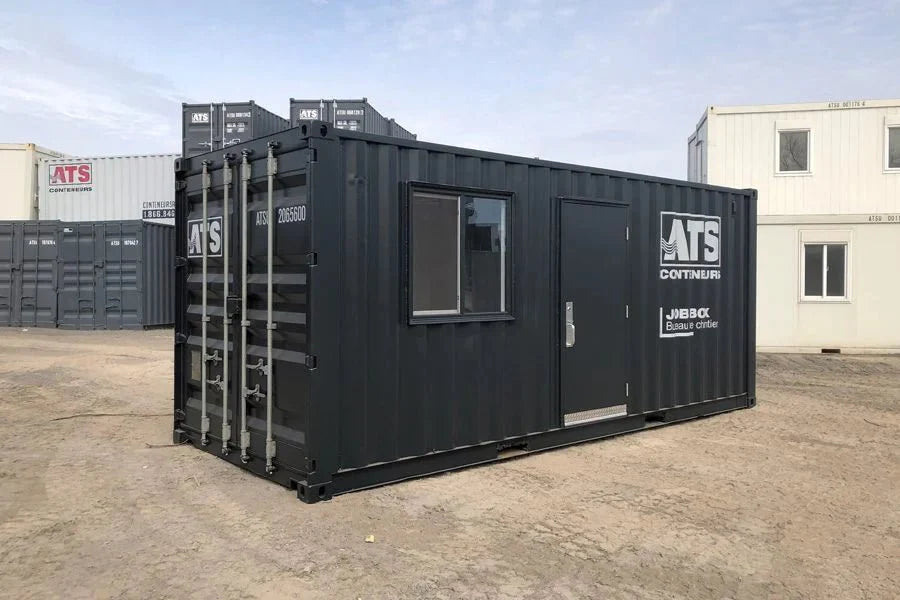 Container bureau 20 pieds aménagé – Standard isolé - AGRIVITI MATERIEL AGRICOLE