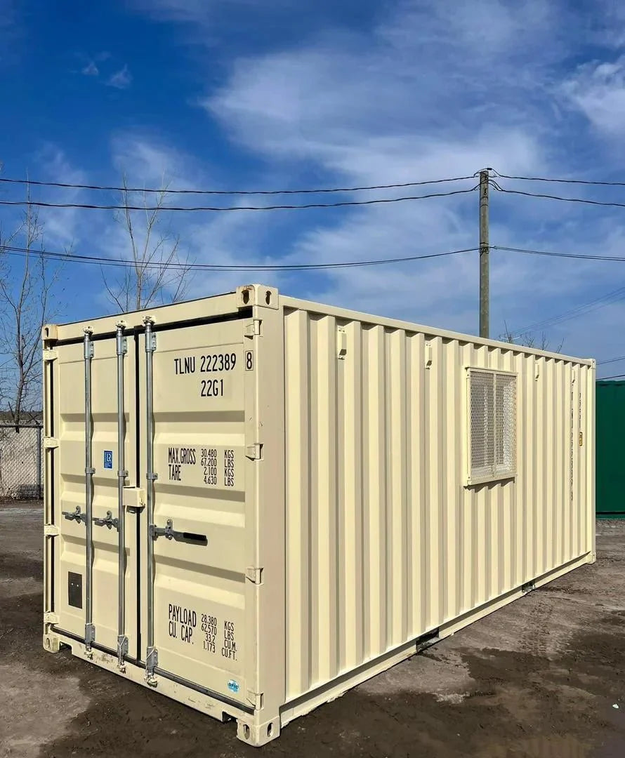 Container Bureau de Chantier Neuf – 20 pieds isolé et équipé - AGRIVITI MATERIEL AGRICOLE