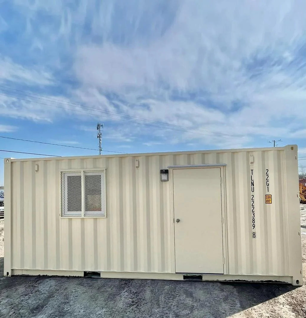 Container Bureau de Chantier Neuf – 20 pieds isolé et équipé - AGRIVITI MATERIEL AGRICOLE