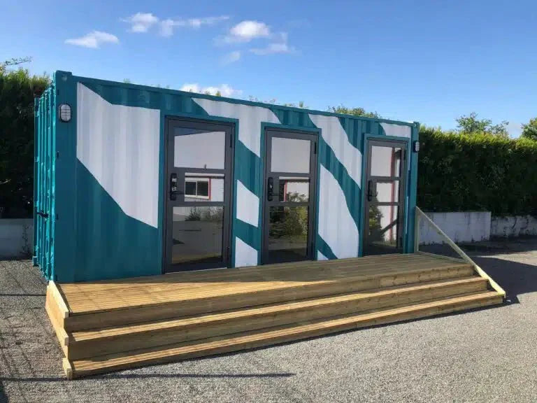 Container maritime 20 pieds aménagé en bureau – occasion - AGRIVITI MATERIEL AGRICOLE