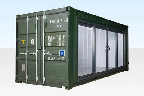 Container maritime 20 pieds aménagé en bureau – occasion - AGRIVITI MATERIEL AGRICOLE