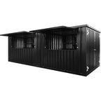 Container maritime 20 pieds aménagé – usage café&nbsp; bar snack - AGRIVITI MATERIEL AGRICOLE