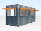 Container maritime 20 pieds aménagé – usage café&nbsp; bar snack - AGRIVITI MATERIEL AGRICOLE