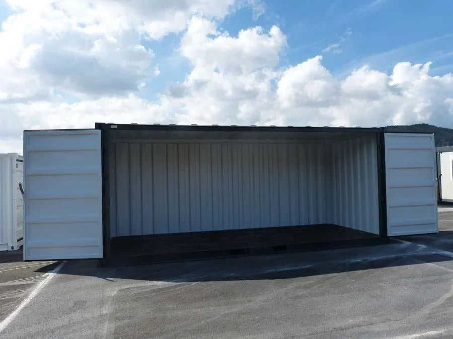 Container Open Side 20 pieds noir – Accès latéral intégral - AGRIVITI MATERIEL AGRICOLE