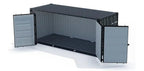 Container Open Side 20 pieds noir – Accès latéral intégral - AGRIVITI MATERIEL AGRICOLE