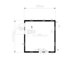 Conteneur bureau – 2,98 × 2,43 m - AGRIVITI MATERIEL AGRICOLE