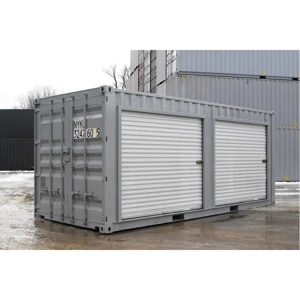 Conteneur de stockage 20 pieds avec portes roulantes - AGRIVITI MATERIEL AGRICOLE