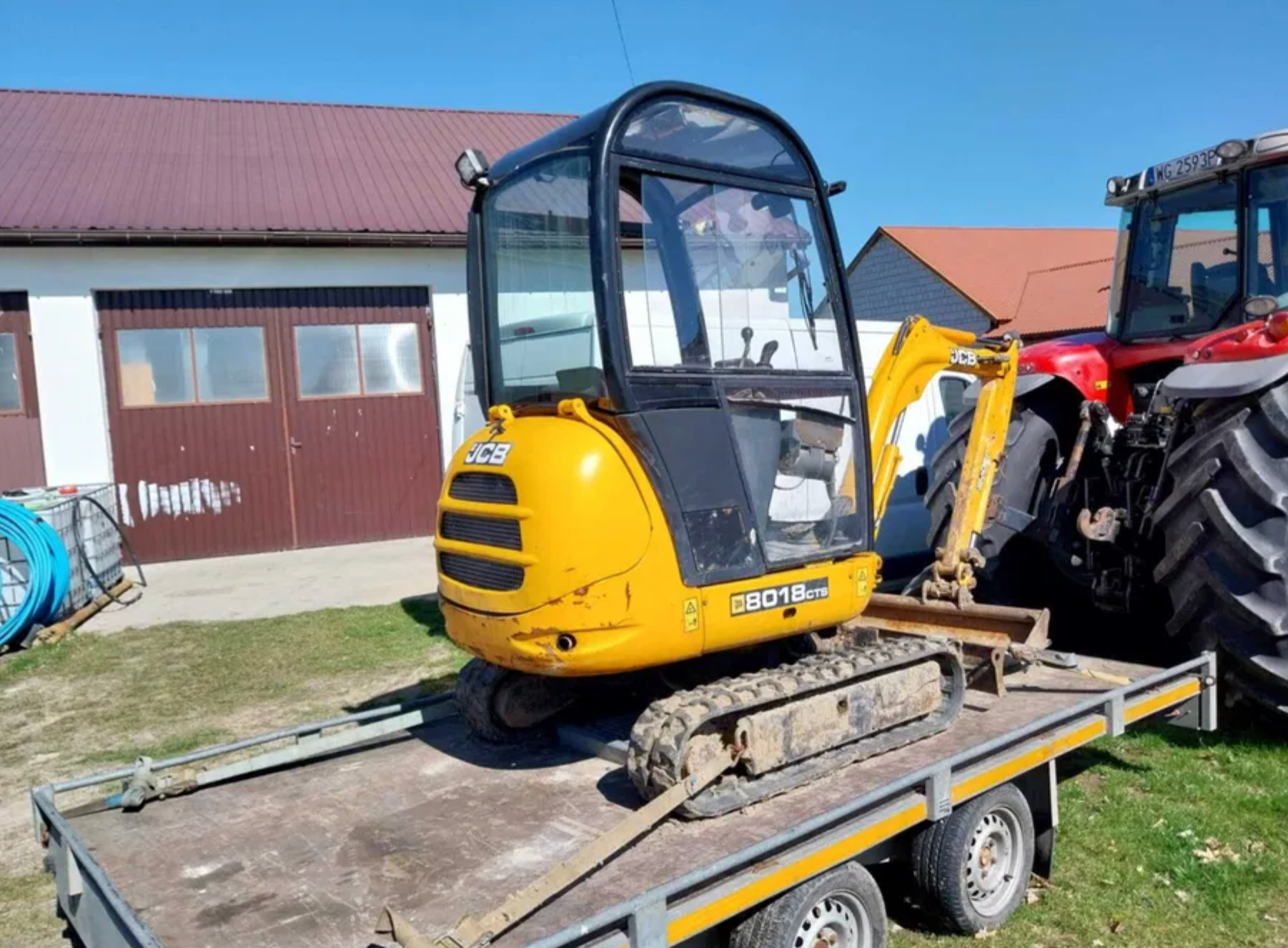 JCB 8018 CTS – 2,6 t – Mini-pelle - AGRIVITI MATERIEL AGRICOLE