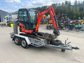 Kubota KX019-4 avec remorque – Mini-pelle– 1,9 t - AGRIVITI MATERIEL AGRICOLE