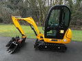 Mini-pelle JCB 8018 CTS – 1.8T – Avec 4 godets – Occasion - AGRIVITI MATERIEL AGRICOLE