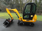 Mini-pelle JCB 8018 CTS – 1.8T – Avec 4 godets – Occasion - AGRIVITI MATERIEL AGRICOLE