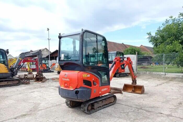Mini-pelle Kubota KX015-4 – 2016 – 2 045 h – Occasion - AGRIVITI MATERIEL AGRICOLE