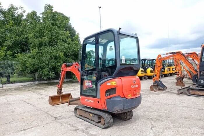 Mini-pelle Kubota KX015-4 – 2016 – 2 045 h – Occasion - AGRIVITI MATERIEL AGRICOLE