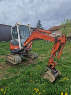 Mini-pelle Kubota U25-3 – 2,6 t – avec 3 godets - AGRIVITI MATERIEL AGRICOLE