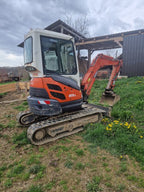 Mini-pelle Kubota U25-3 – 2,6 t – avec 3 godets - AGRIVITI MATERIEL AGRICOLE