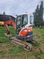 Mini-pelle Kubota U25-3 – 2,6 t – avec 3 godets - AGRIVITI MATERIEL AGRICOLE