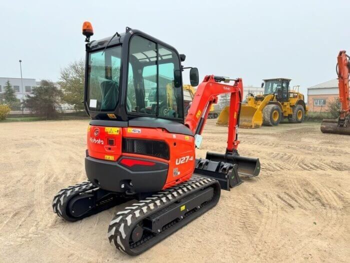 Mini-pelle Kubota U27-4 – 2025 – Neuf - AGRIVITI MATERIEL AGRICOLE