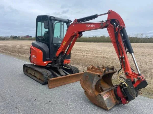 Mini-pelle Kubota U27-4 – 2,7t – attache rotative – 3 godets - AGRIVITI MATERIEL AGRICOLE