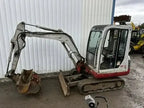 Takeuchi TB125 – Mini pelle cabine 2007 – Matériel de chantier - AGRIVITI MATERIEL AGRICOLE