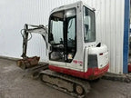 Takeuchi TB125 – Mini pelle cabine 2007 – Matériel de chantier - AGRIVITI MATERIEL AGRICOLE