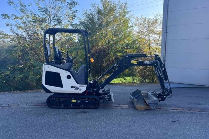 Mini-pelle Yanmar SV19 – 2023 – 968 h – Occasion - AGRIVITI MATERIEL AGRICOLE