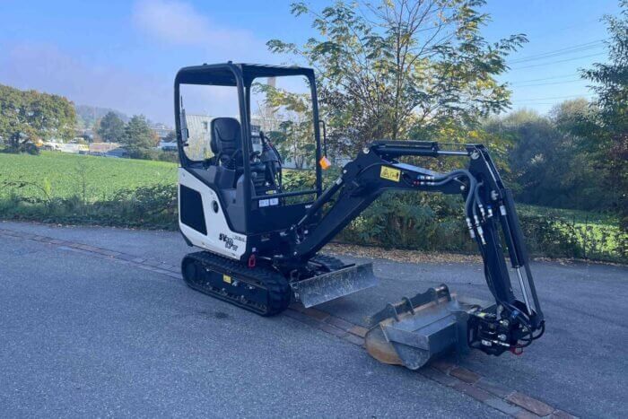 Mini-pelle Yanmar SV19 – 2023 – 968 h – Occasion - AGRIVITI MATERIEL AGRICOLE