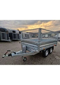 Remorque basculante double essieu – transport matériaux – occasion - AGRIVITI MATERIEL AGRICOLE