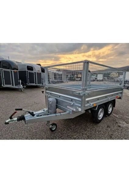 Remorque basculante double essieu – transport matériaux – occasion - AGRIVITI MATERIEL AGRICOLE