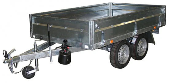 Remorque benne BASIK 8712HPU double essieu freinée – occasion - AGRIVITI MATERIEL AGRICOLE