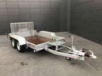 Remorque porte-voiture Pongratz PAF 2715 – 2,7T – double essieu – occasion - AGRIVITI MATERIEL AGRICOLE